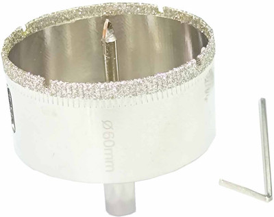 uptodatetools 60mm Diamond Hole Saw With Center Drill Bit for Glass Ceramic Marble Porcelain Tile Glass Granite Quartz Gemstone