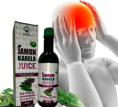 wecureayurveda Jamun Karela Neem Juice Helpful in Nausea, Good in Headache & Weakness 500 ML(500 ml)