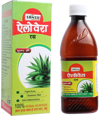 Sansu Aloe Vera Juice|For Glowing Skin & Healthy Hair|Body Detox(500 ml)
