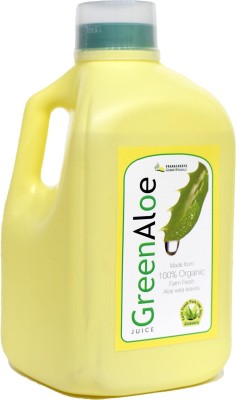 Pranacharya Greenshield Green Aloevera Juice with Aloevera Pulp | Pure & Natural(1 L)