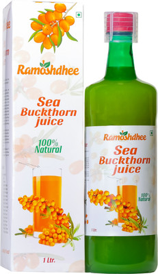 Ramoshdhee Sea Buckthorn Juice 1L | Himalayan Berries |Rich Omega 3,6,9,7 | Vitamin C Rich(1 L)
