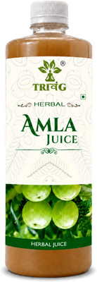 Trivang Amla Juice 1 L | Rich in Natural Vitamin C | Immunity Support Health Drink(500 ml)