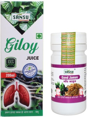 Sansu Gond Jamun 50g with Giloy Juice immunity Booster 200ml