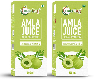 Nutriorg Amla Juice 500 ml Combo Pack(2 x 500 ml)
