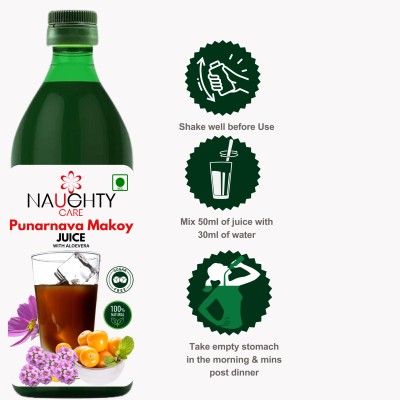 NaughtyCare Punarnava Fruit and Berry Juice to Boost Immunity(4500 ml)