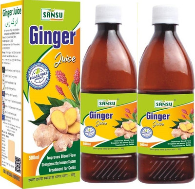 Sansu Ginger Sugar Free Juice(2 x 500 ml)