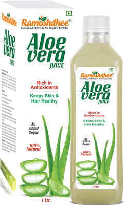 Ramoshdhee Aloe Vera juice with Pulp, Better digestion and Glowing Skin |(1000 ml)