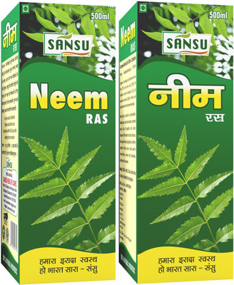 Sansu Neem Juice | Neem Leaf Juice(2 x 500 ml)