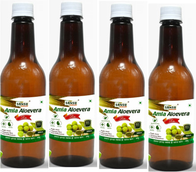Sansu Aamla Aloevera Juice(4 x 500 ml)