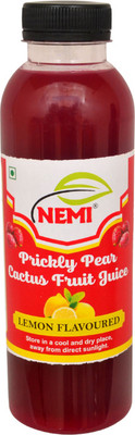 nemi Prickly pear cactus fruit juice with no added sugar red colour with vitamin c 500ml ( hemoglobine booster )(2 x 50 ml)