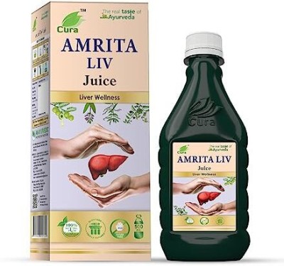 Cura AMRITA LIV JUICE I For Fatty Liver I Liver detox I 500ML(500 ml)