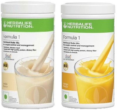 HERBALIFE WEIGHT LOSS/GAIN FORMULA 1 MANGO AND VANILLA SHAKE(2 x 500 ml)