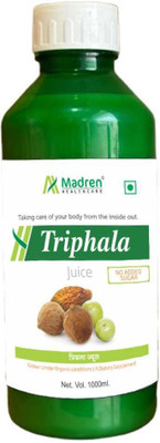 Madren Healthcare Triphala Juice | Ayurvedic Triphala Herb Juice | Digestion | Sugar Free(1 L)