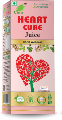 Cura Heart Cure Juice | Herbal Blend for Cholesterol Control & Heart Function Support(500 ml)