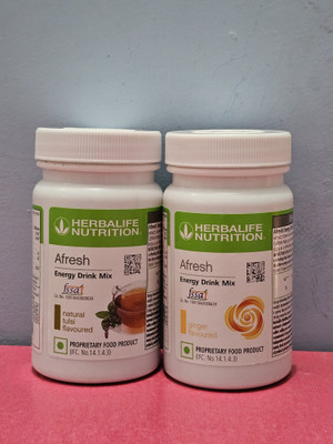 HERBALIFE Energy Drink GINGER & TULSI Afresh(2 x 50 ml)