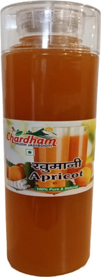 Chardham Shudh Jadibooti Organic Apricot Squash (1000ml)(1 L)