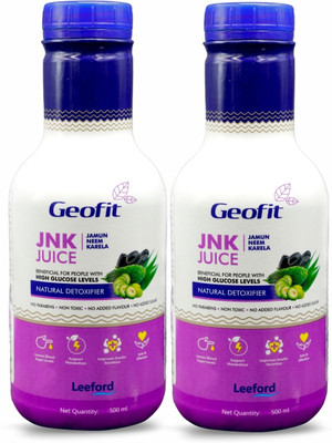 Leeford Jamun Neem Karela Pure & Natural Juice Pack of 2 ( 500 ml Each)(2 x 500 ml)