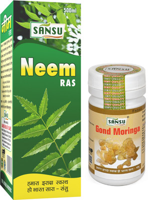 SANSU HEALTH CARE Neem Leaf Ras And Gond Moringa 50g(500 ml)