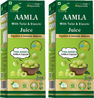 Cura AMLA JUICE 500ml | For Immunity Wellness | Improve Metabolism(2 x 500 ml)