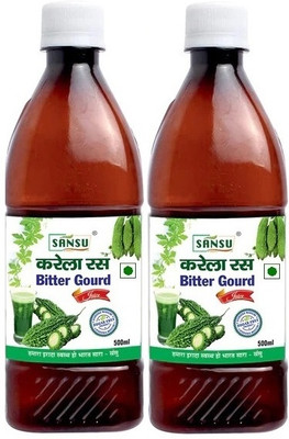Sansu Bitter Gourd (Karela) Juice(2 x 500 ml)