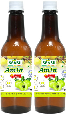 Sansu Amla Juice 1000ml. |Immunity Booster |(2 x 500 ml)