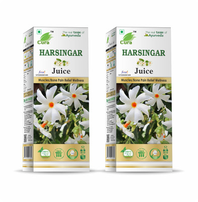 Cura HARSINGAR JUICE 500ml x 2 I Natural Pain Reliever I For joints & muscles pain(2 x 500 ml)