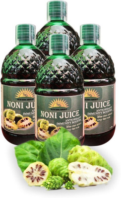 Sunchan Group Noni Juice Gold Pure Organic Herbal 4 Liter | Weight Loss | Anti-Ageing | Joint Pain | Diabetes Suger Madhumeh | Immunity Support | Natural Sugar-Free Energy Drink 4000 ML(4 x 1000 ml)