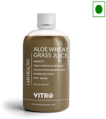 VITRO Wheatgrass and Aloe vera Juice(500 ml)