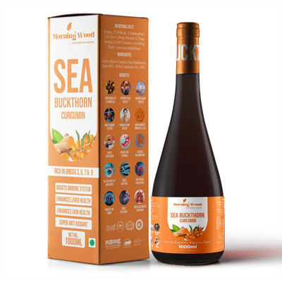 MorningWood Sea Buckthorn juice Rich In Vitamin C and Omega 3,6,7 & 9(1000 ml)