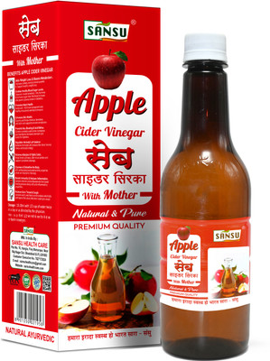 Sansu Apple Cider Vinegar for Weight Loss With Strand of Mother Vinegar(500 ml)