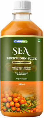 OMSSDN Himalayan Sea Buckthorn Juice | Rich in Vitamins, Antioxidant & Omega Fatty Acid(500 ml)