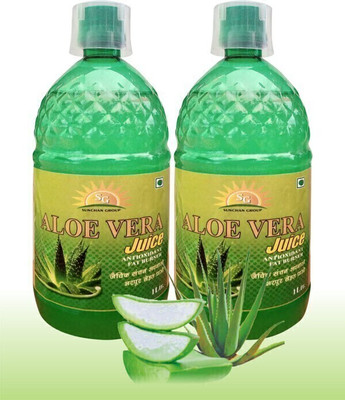 Sunchan Group Aloevera Juice Pure Oraganic Herbal 1000 X 2 ML(2 x 1000 ml)