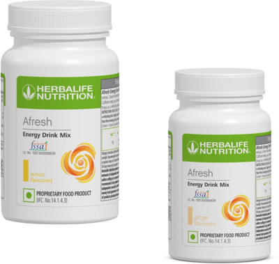 HERBALIFE LEMON AND GINGER AFRESH ENERGY DRINK(2 x 0.1 L)
