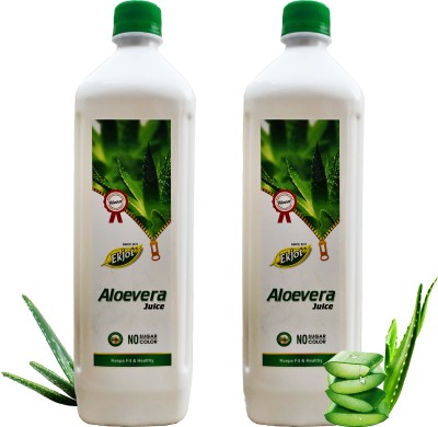 Ekjot Aloe Vera Juice (with Pulp) 1L | Immunity & Digestion | Rejuvenates Skin & Hair(2 x 1 L)