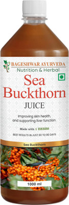 Bageshwar Ayurveda Sea Buckthorn Juice 3L Himalayan Berry, Enrich With Omega 3,6,9 & 7(3 x 1 L)