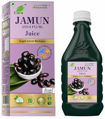 Cura JAMUN JUICE II For Health Blood Sugar II Support Haemoglobin Count(1000 ml)