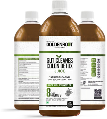 BIONIK NUTRITION Gut Cleanse & Colon Detox Juice | Triphala Kokum Blend | Constipation Relief(500 ml)