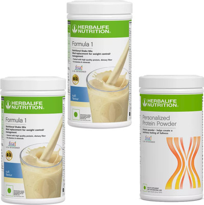 HERBALIFE Formula 1 Shake Kulfi Flavours Pack of 2+ pernsonalized Protein Powder 400Gram(3 x 0.47 ml)
