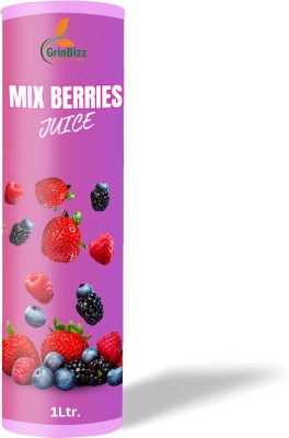 grinbizz Mix Berries Juice For Boost Immunity/Support Skin Health/Heart Health(1 L)