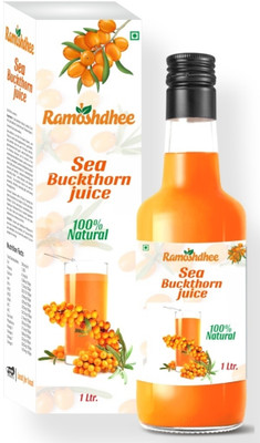 Ramoshdhee Sea Buckthorn Juice(Himalayan Berry,Natural Source Vitamin-C & Omega 3 6 7 9)(1 L)