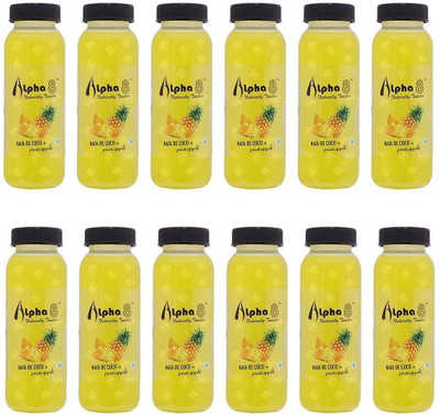 ALPHA 8 Pineapple Juice (24x200ml) Natural Energizer & Immunity Booster, Healthy Juice(24 x 200 ml)