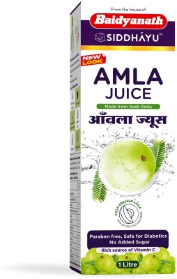 Baidyanath Amla Juice - Immunity Booster with Vitamin C | No added Sugar - 1L(1 L)