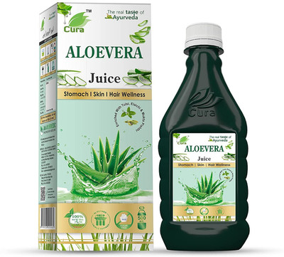 Cura Aloe Vera Juice II Immunity booster II For healthy skin & Hair II(500 ml)