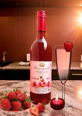 RoseGold ELIXIR-NATURAL STRAWBERRY WINE(750 ml)