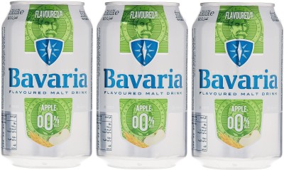 Bavaria Apple Flavoured Non Alcoholic Malt Drink Each 330Ml Pack Of 3(3 x 330 ml)