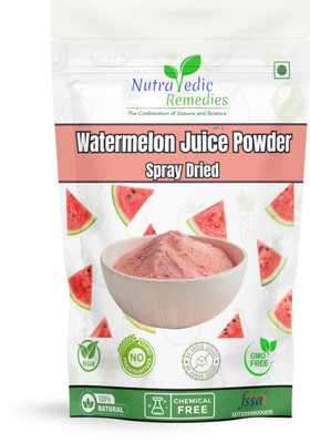 nutravedic remedies Watermelon Juice Powder - 200.0 Gram - Instant Soluble, Natural(200 ml)
