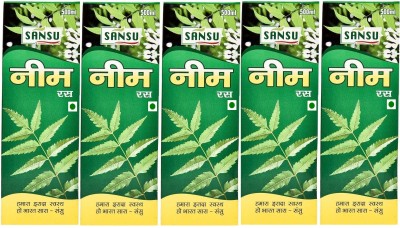 Sansu Neem Ras/Juice | Good for Health Hair(5 x 500 ml)