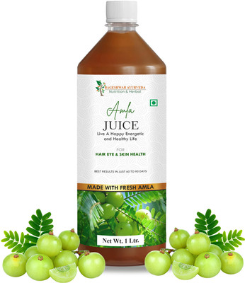 Bageshwar Ayurveda Amla Juice I Immunity Booster with Vitamin C | Hair Health | Pure & Natural(1 L)