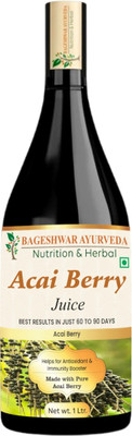 Bageshwar Ayurveda Acai Berry Juice (2 x 1 L) (Many Health Problems only 1 Solution)(2 x 1 L)