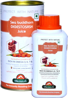 BIOSASH Sea Buckthorn Digestosash Juice – Promotes Digestive Health & Gut Wellness(250 ml)